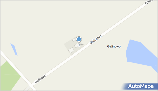 Galinowo, Galinowo, 2, mapa Galinowo