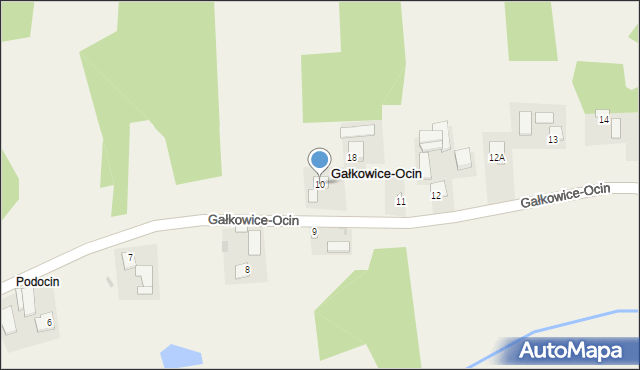 Gałkowice-Ocin, Gałkowice-Ocin, 10, mapa Gałkowice-Ocin