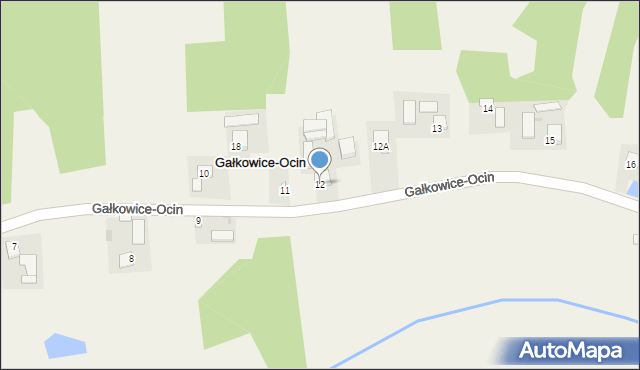 Gałkowice-Ocin, Gałkowice-Ocin, 12, mapa Gałkowice-Ocin