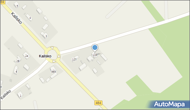 Gałkowice Stare, Gałkowice Stare, 119, mapa Gałkowice Stare