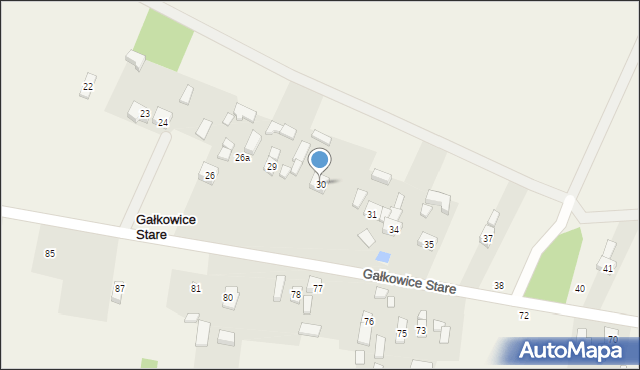 Gałkowice Stare, Gałkowice Stare, 30, mapa Gałkowice Stare