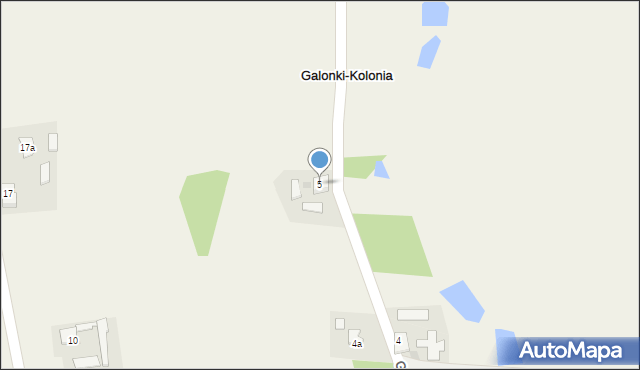 Galonki-Kolonia, Galonki-Kolonia, 5, mapa Galonki-Kolonia