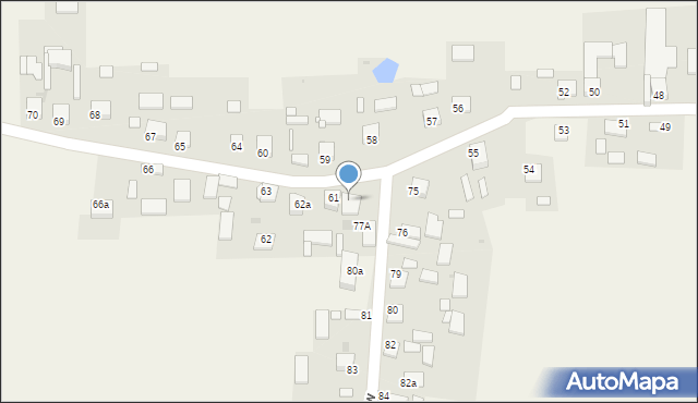 Galów, Galów, 77, mapa Galów