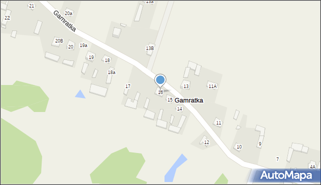 Gamratka, Gamratka, 16, mapa Gamratka