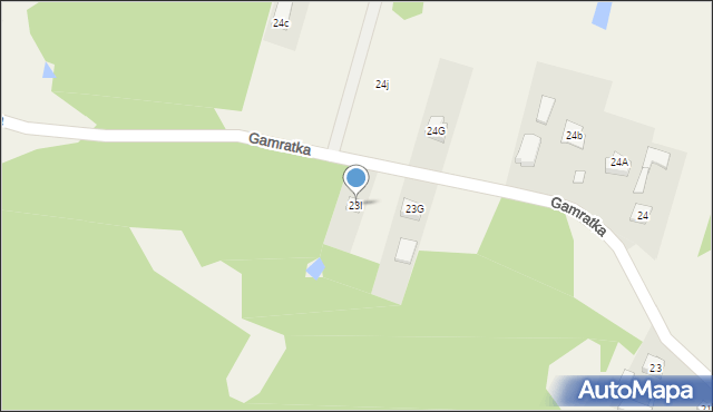 Gamratka, Gamratka, 23I, mapa Gamratka