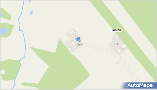 Ganina, Ganina, 19, mapa Ganina