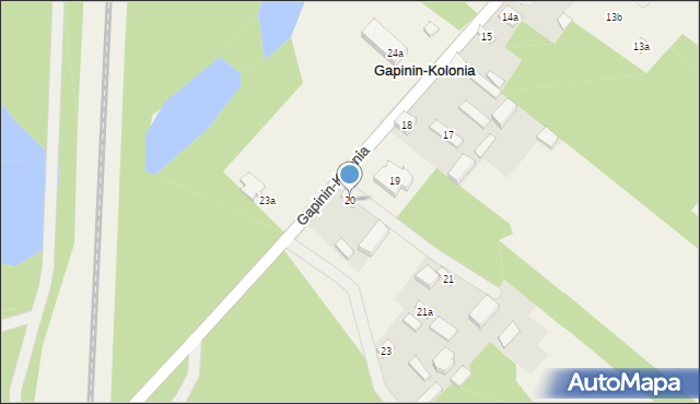 Gapinin-Kolonia, Gapinin-Kolonia, 20, mapa Gapinin-Kolonia