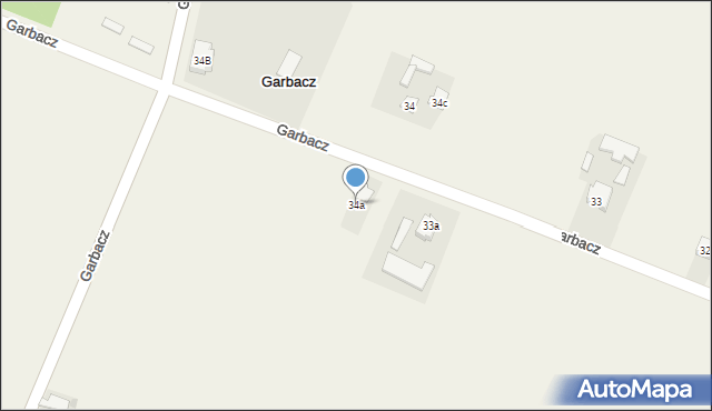 Garbacz, Garbacz, 34a, mapa Garbacz