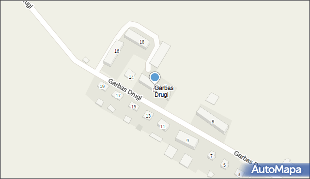 Garbas Drugi, Garbas Drugi, 12, mapa Garbas Drugi