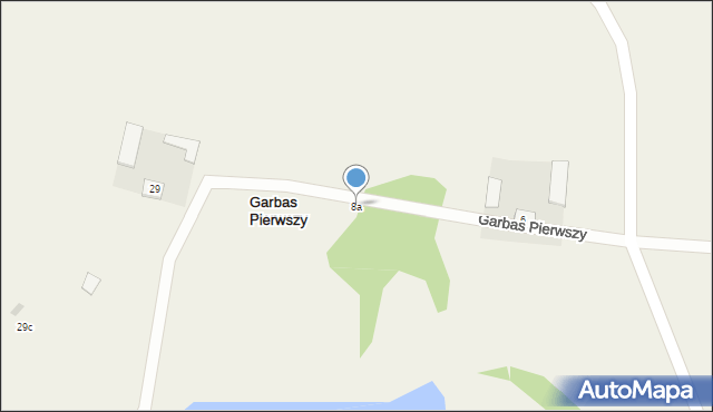 Garbas Pierwszy, Garbas Pierwszy, 8a, mapa Garbas Pierwszy