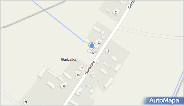 Garbatka, Garbatka, 19a, mapa Garbatka