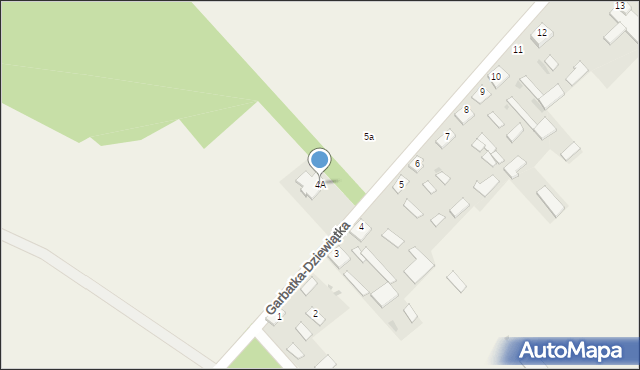 Garbatka-Dziewiątka, Garbatka-Dziewiątka, 4A, mapa Garbatka-Dziewiątka