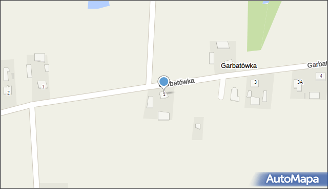 Garbatówka, Garbatówka, 1, mapa Garbatówka