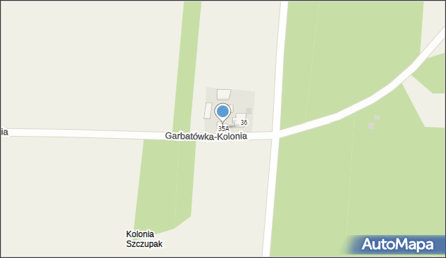 Garbatówka, Garbatówka, 35A, mapa Garbatówka