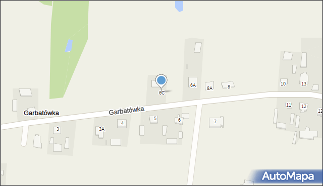 Garbatówka, Garbatówka, 6C, mapa Garbatówka
