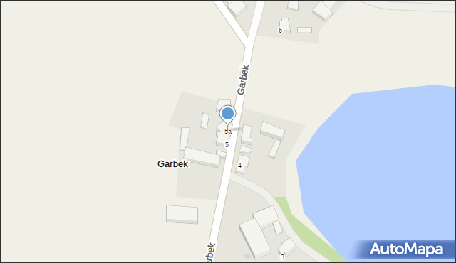 Garbek, Garbek, 5a, mapa Garbek