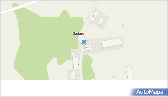 Garbno, Garbno, 4, mapa Garbno