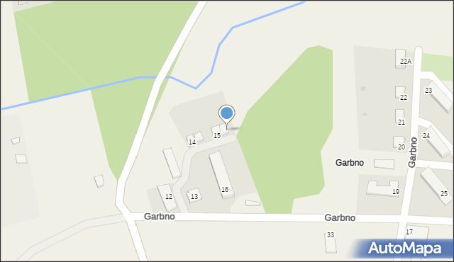 Garbno, Garbno, 15/2, mapa Garbno