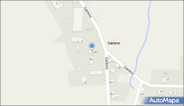 Garbno, Garbno, 5/2, mapa Garbno