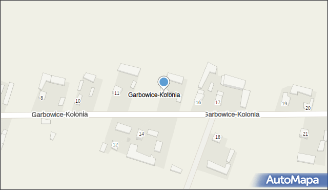 Garbowice, Garbowice-Kolonia, 15, mapa Garbowice