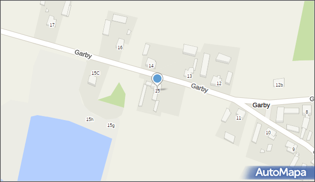 Garby, Garby, 15, mapa Garby