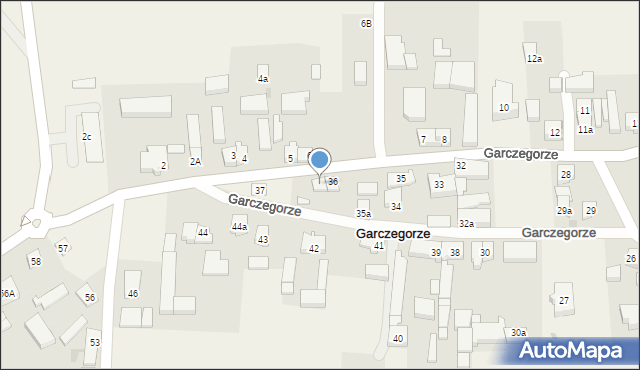 Garczegorze, Garczegorze, 36a, mapa Garczegorze