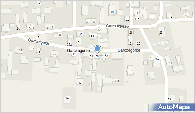 Garczegorze, Garczegorze, 38, mapa Garczegorze