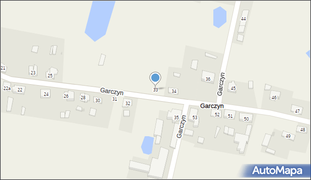 Garczyn, Garczyn, 33, mapa Garczyn