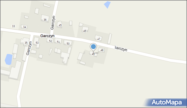 Garczyn, Garczyn, 49, mapa Garczyn