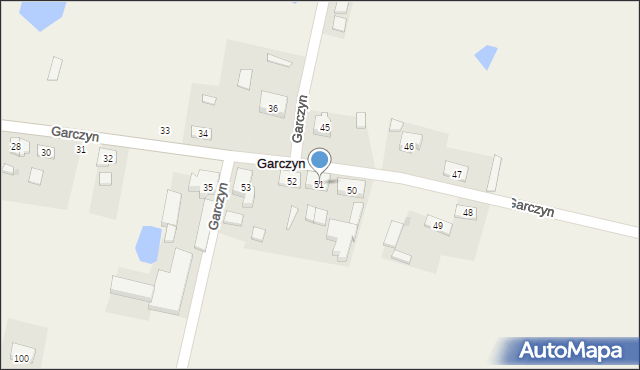 Garczyn, Garczyn, 51, mapa Garczyn