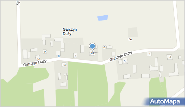 Garczyn Duży, Garczyn Duży, 6A, mapa Garczyn Duży