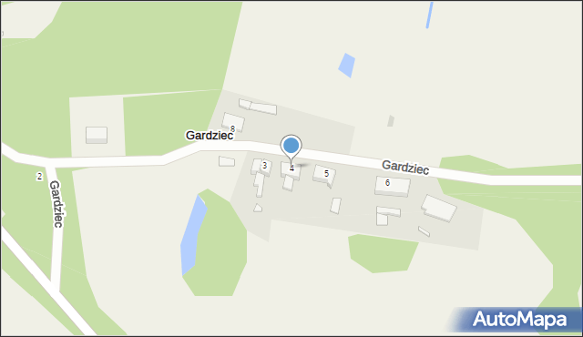 Gardziec, Gardziec, 4, mapa Gardziec