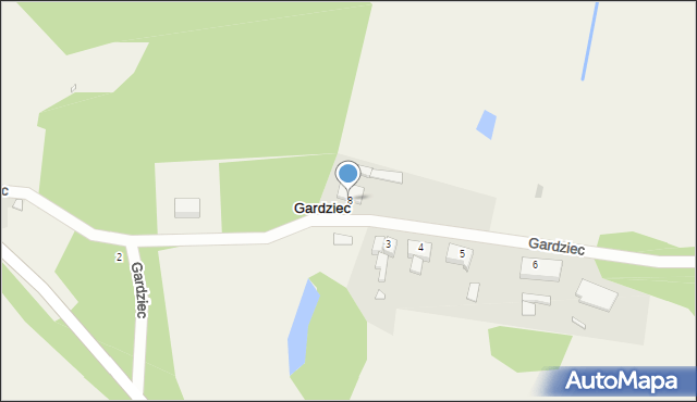 Gardziec, Gardziec, 8, mapa Gardziec