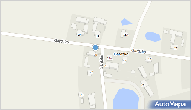 Gardzko, Gardzko, 20, mapa Gardzko