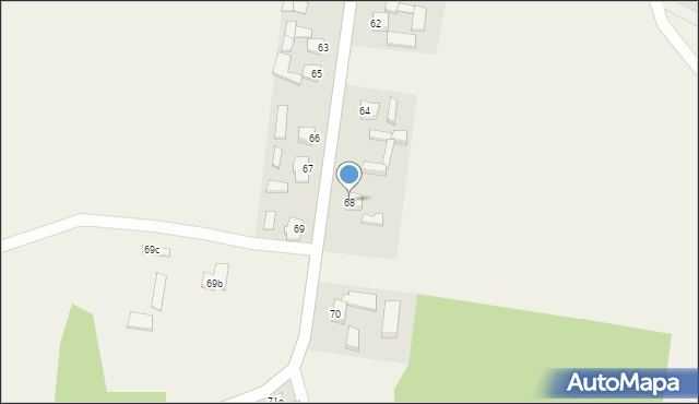 Gardzko, Gardzko, 68, mapa Gardzko