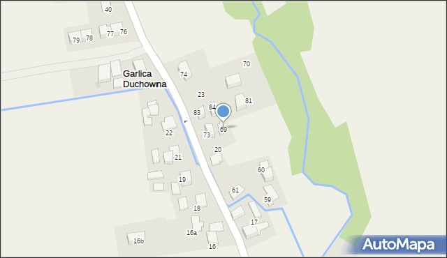 Garlica Duchowna, Garlica Duchowna, 69, mapa Garlica Duchowna