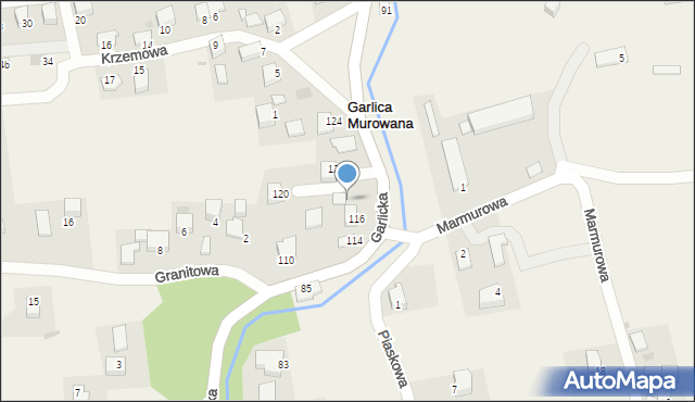 Garlica Murowana, Garlica Murowana, 26, mapa Garlica Murowana