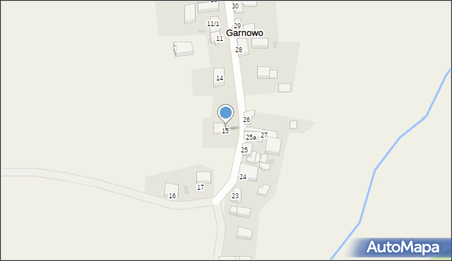 Garnowo, Garnowo, 15, mapa Garnowo