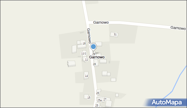 Garnowo, Garnowo, 29, mapa Garnowo