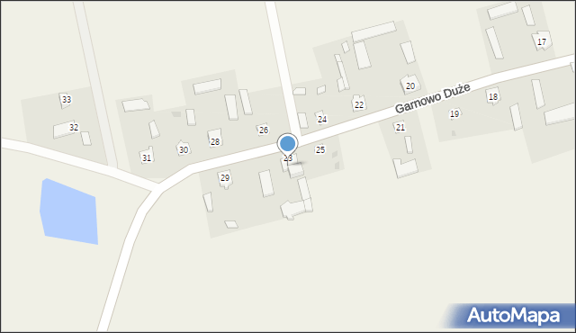 Garnowo Duże, Garnowo Duże, 27, mapa Garnowo Duże