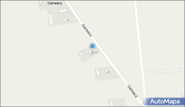 Garwacz, Garwacz, 22, mapa Garwacz