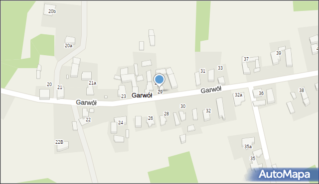 Garwół, Garwół, 29, mapa Garwół