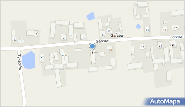 Garzew, Garzew, 8, mapa Garzew