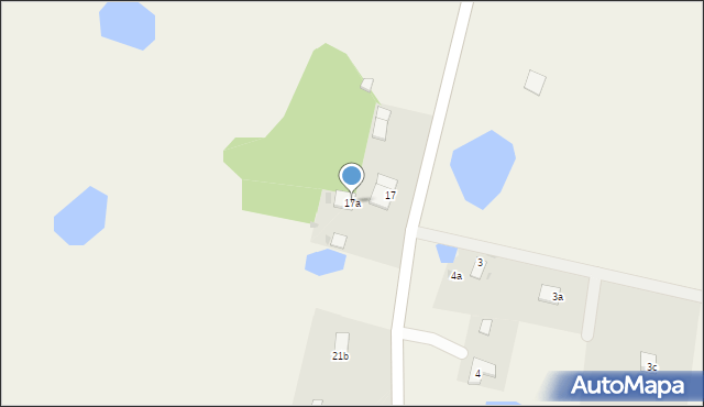 Garzewo, Garzewo, 17a, mapa Garzewo