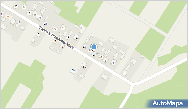 Gąsawy Rządowe-Niwy, Gąsawy Rządowe-Niwy, 10, mapa Gąsawy Rządowe-Niwy