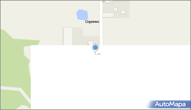 Gąsewo, Gąsewo, 12, mapa Gąsewo