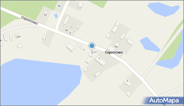 Gąsiorowo, Gąsiorowo, 2, mapa Gąsiorowo