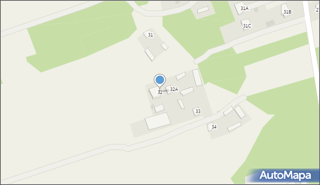 Gąski, Gąski, 32, mapa Gąski