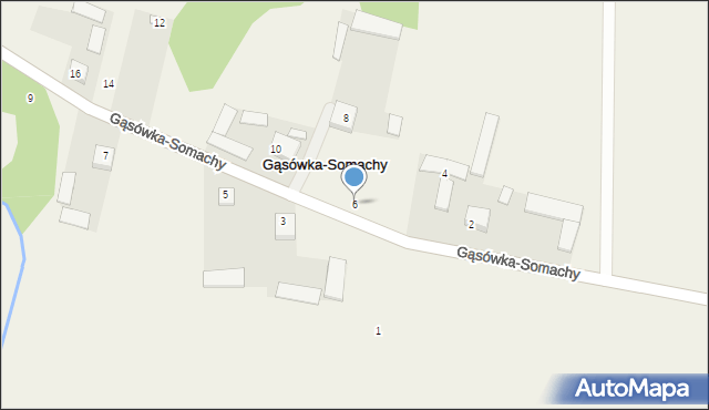 Gąsówka-Somachy, Gąsówka-Somachy, 6, mapa Gąsówka-Somachy