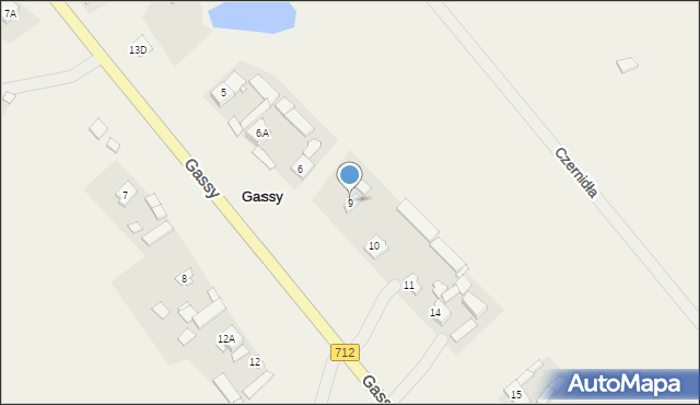 Gassy, Gassy, 9, mapa Gassy